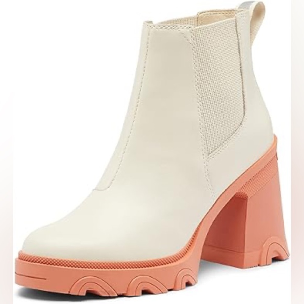 Sorel Women's Brex Heel Chelsea Boot - Natural, Paradox Pink, US 7.5